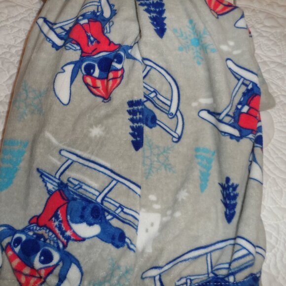 Womens 3X (22w-24w) Disney Winter Stitch Sleep Jogger Pants - Picture 2 of 6